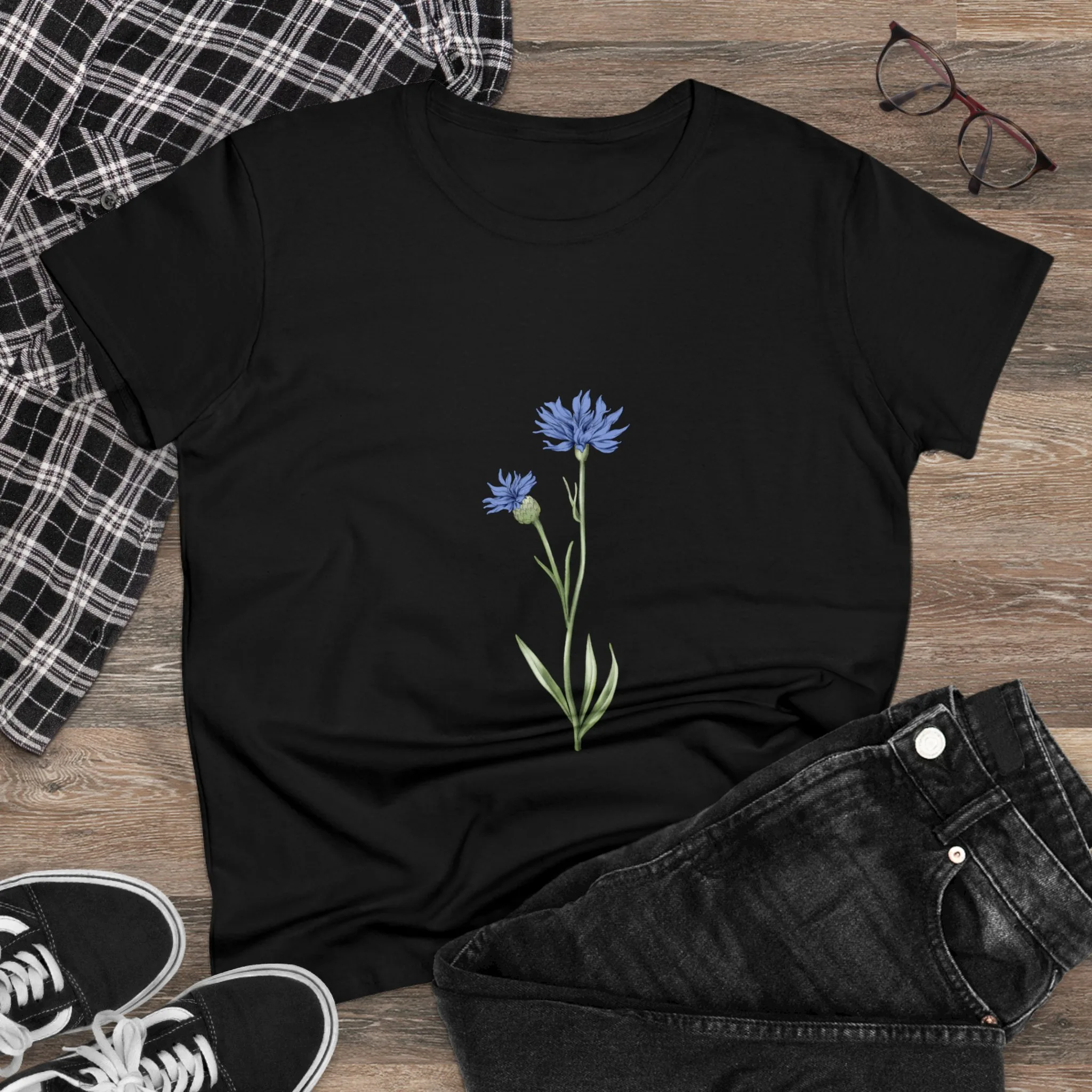 Blue(s) - Women's Midweight Cotton Tee - Image 9