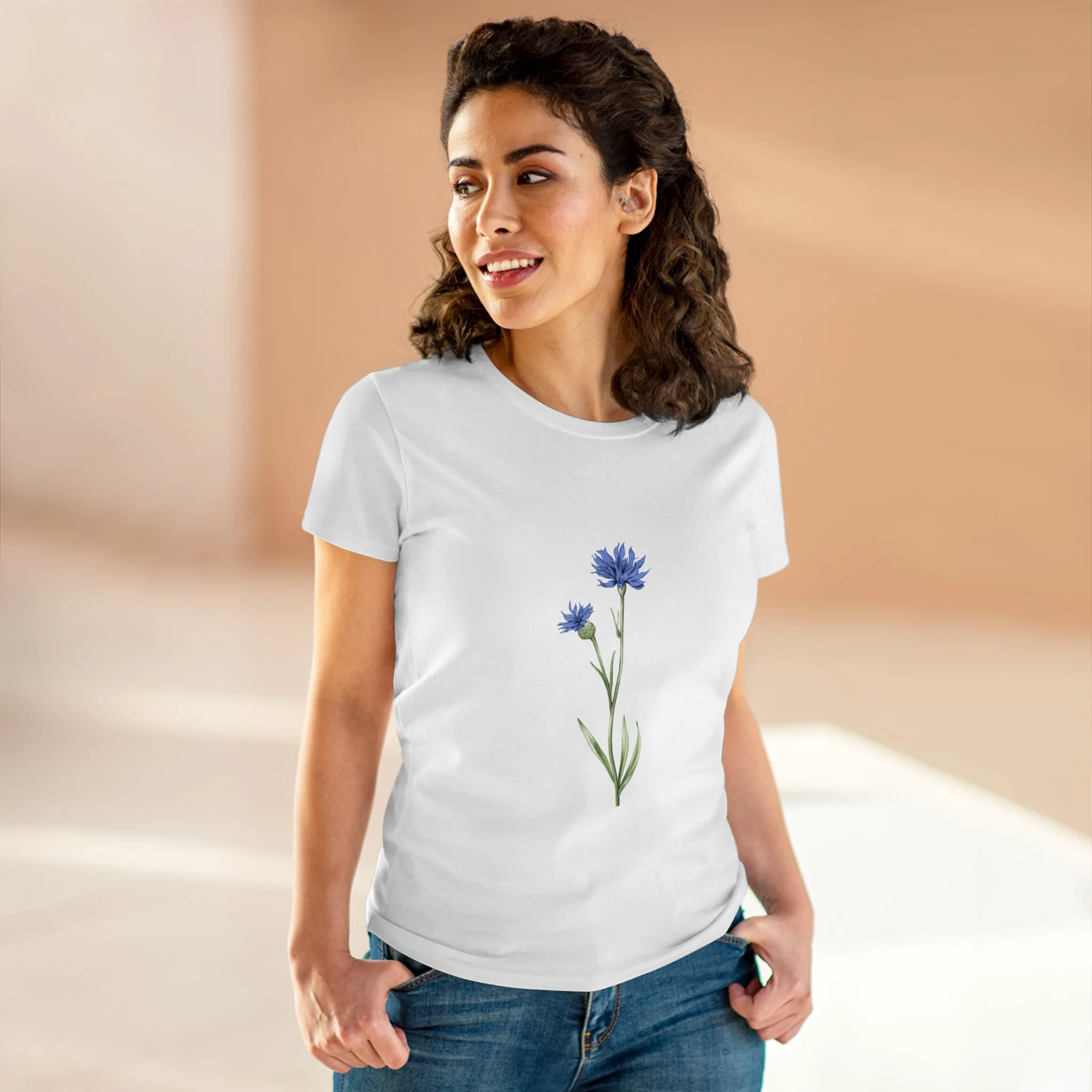 Blue(s) - Women's Midweight Cotton Tee - Image 5
