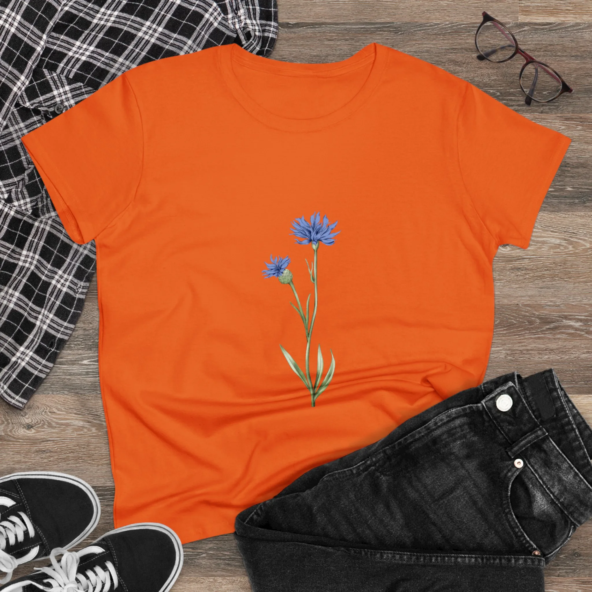 Blue(s) - Women's Midweight Cotton Tee - Image 14