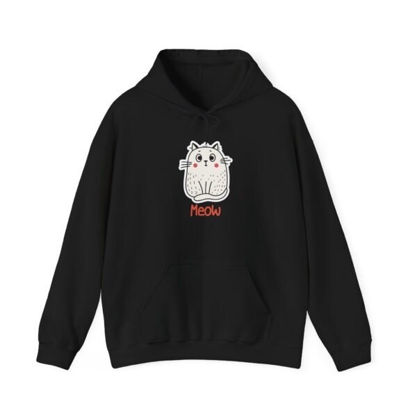 Cute Cat Meow Unisex Hoodie - Cozy & Fun Sweatshirt for Cat Lovers - Image 6