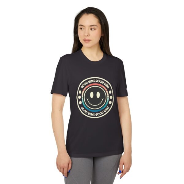 Good Vibes Unisex Sport T-Shirt - adidas Casual Tee - Image 3