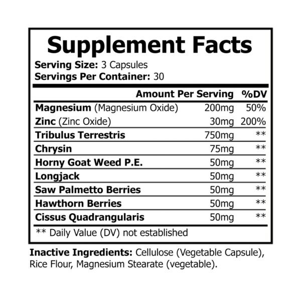 Beepolar Magnesium Zinc Supplement (90 Capsules) - Image 5