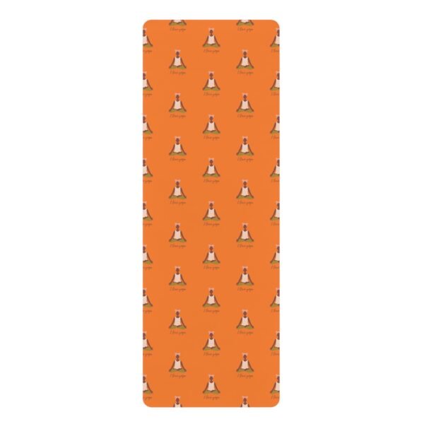 I Love Yoga Mat - Non-Slip Rubber with Inspirational Design