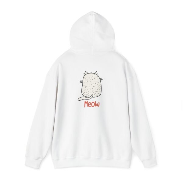 Cute Cat Meow Unisex Hoodie - Cozy & Fun Sweatshirt for Cat Lovers - Image 2