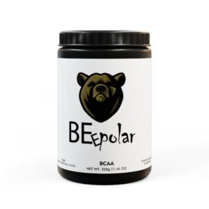 Beepolar BCAA Supplement, Grape (325g, 11.46oz, 50 servings)