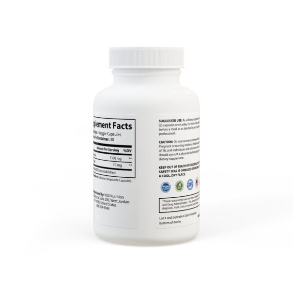 Beepolar Ashwagandha and Black Pepper Supplement (60 capsules) - Image 2