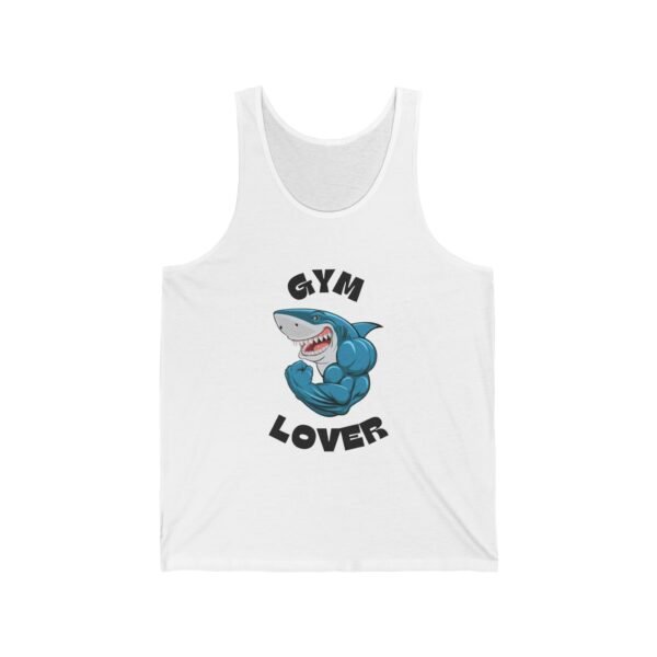 Gym Lover Unisex Jersey Tank Top - Image 3