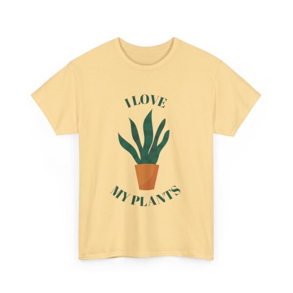 I Love My Plants Unisex Heavy Cotton Tee – Perfect Gift for Plant Lovers - Image 4