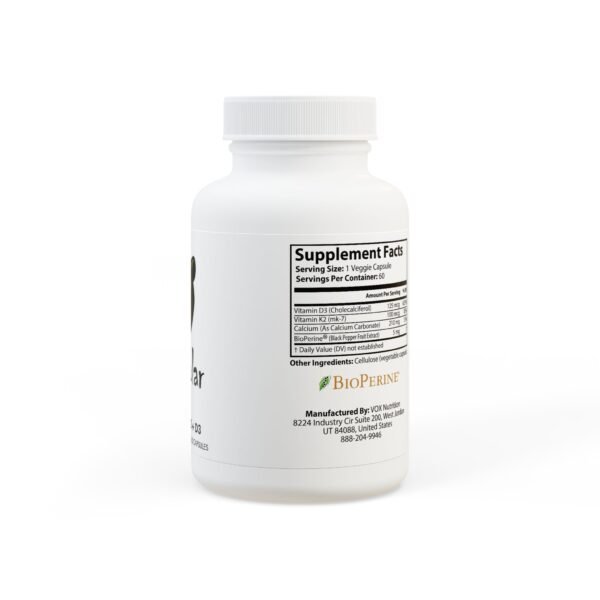 Beepolar Vitamin K2 + D3 Supplement (60 Capsules) - Image 2