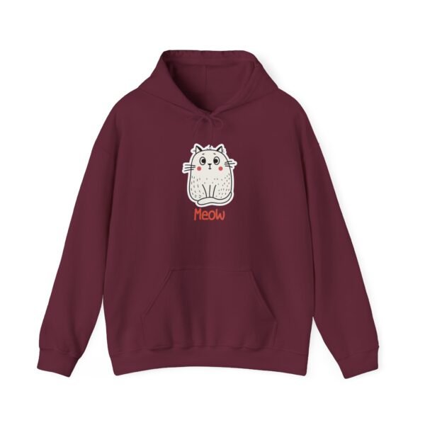 Cute Cat Meow Unisex Hoodie - Cozy & Fun Sweatshirt for Cat Lovers - Image 11