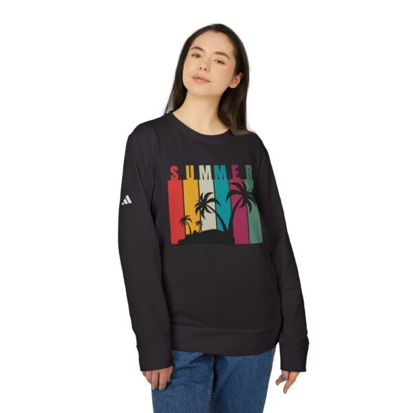 Adidas Summer Vibes Fleece Crewneck Sweatshirt - Unisex - Image 7
