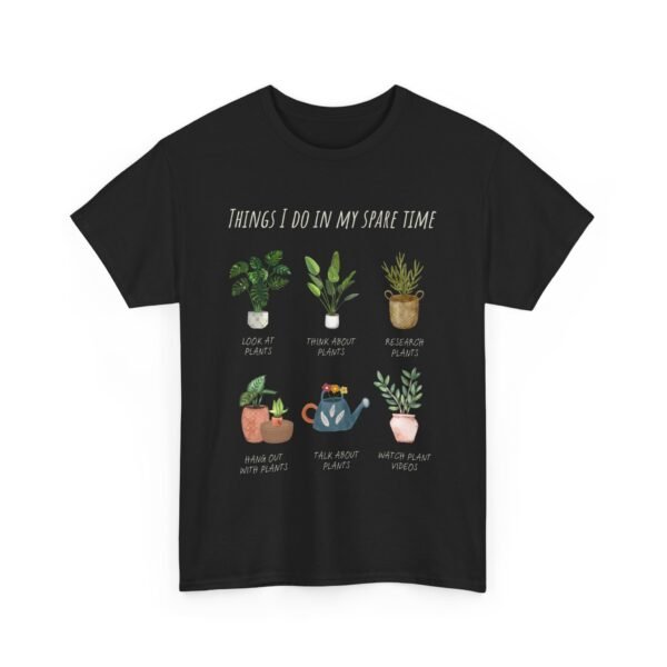 Plant Lover's Heavy Cotton Tee - "Things I Do in My Spare Time"