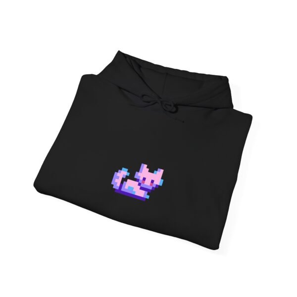 Pixel Cat Unisex Heavy Blend™ Hoodie - Cozy Retro Style - Image 7