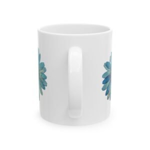 Floral Ceramic Mug - Stylish 11oz & 15oz Coffee Cup for Home & Office