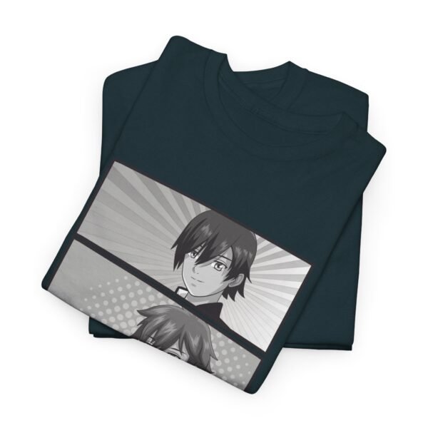 I Love Manga Unisex Heavy Cotton Tee - Comfortable Manga Lover Tee - Image 3
