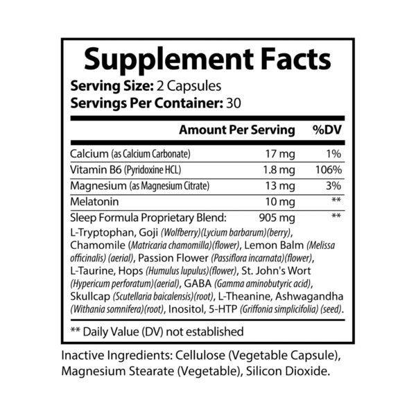 Beepolar Sleep Supplement (60 Capsules) - Image 5