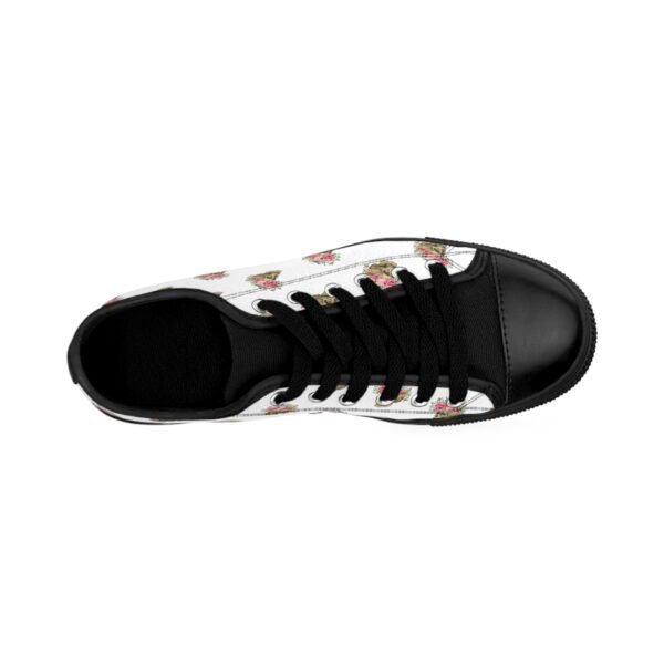 Floral-Skull Pattern Men's Sneakers - Stylish and Unique Casual Footwear - Image 3