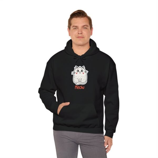 Cute Cat Meow Unisex Hoodie - Cozy & Fun Sweatshirt for Cat Lovers - Image 9