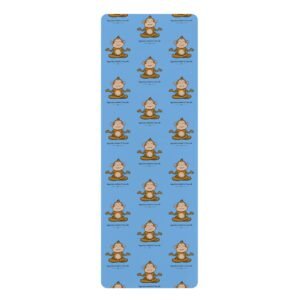 Monkey Rubber Yoga Mat - Perfect for Yoga Lovers