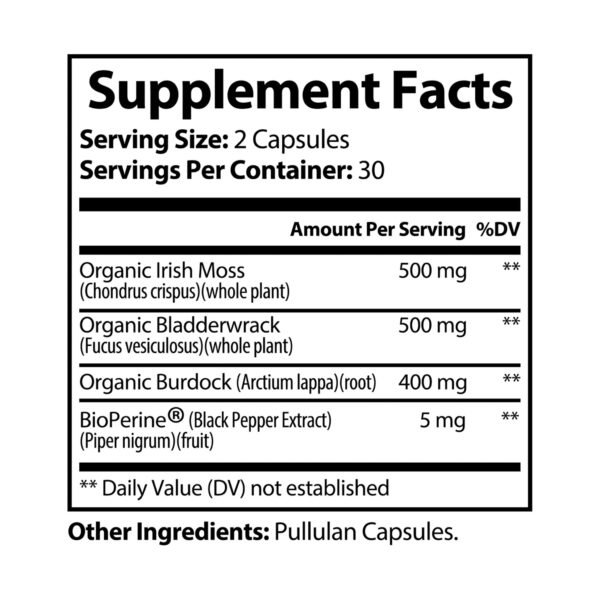 Beepolar Sea Moss Supplement (60 Capsules) - Image 5