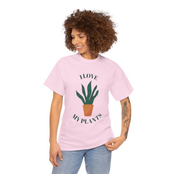I Love My Plants Unisex Heavy Cotton Tee – Perfect Gift for Plant Lovers - Image 9