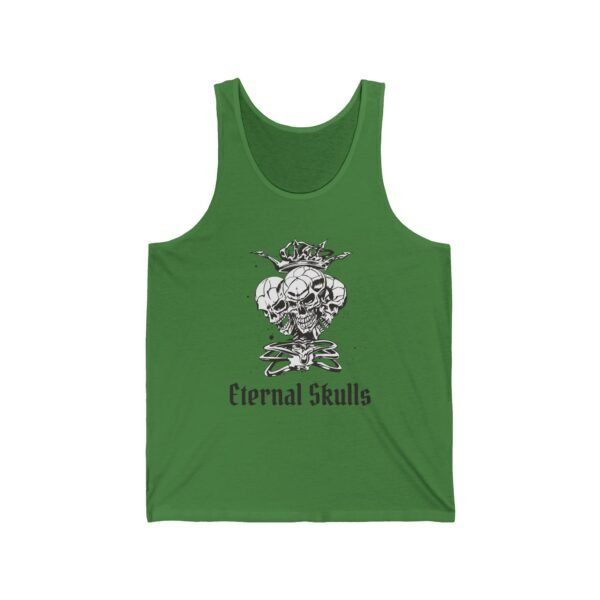 Eternal Skulls Unisex Jersey Tank – Perfect for Festivals and Summer Vibes
