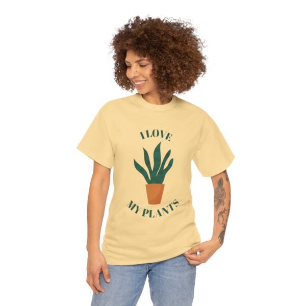 I Love My Plants Unisex Heavy Cotton Tee – Perfect Gift for Plant Lovers - Image 6