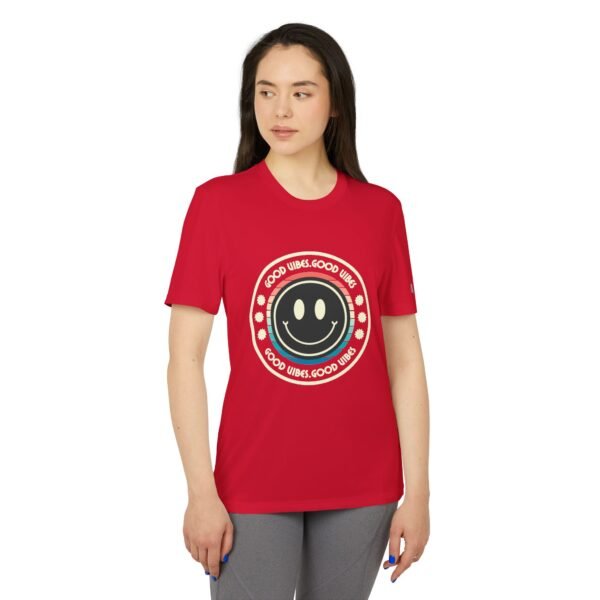Good Vibes Unisex Sport T-Shirt - adidas Casual Tee - Image 7