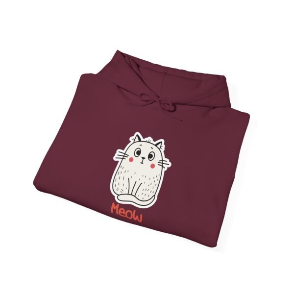 Cute Cat Meow Unisex Hoodie - Cozy & Fun Sweatshirt for Cat Lovers - Image 13