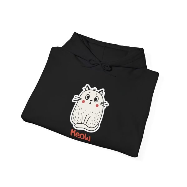Cute Cat Meow Unisex Hoodie - Cozy & Fun Sweatshirt for Cat Lovers - Image 8