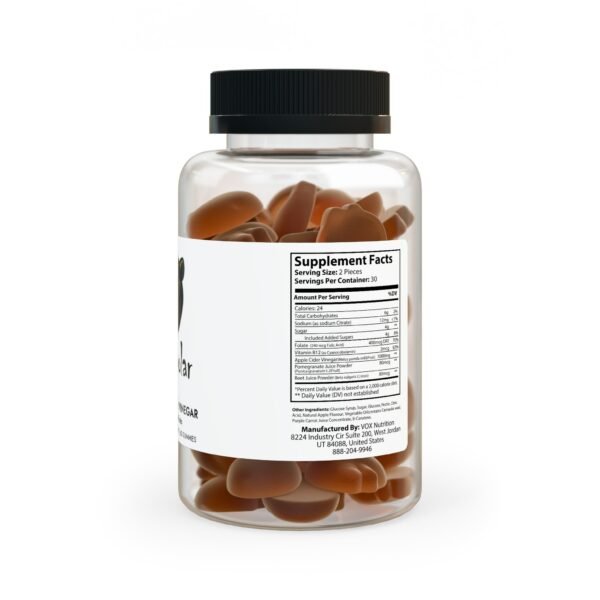 Beepolar Apple Cider Vinegar Gummies (60 Gummies) - Image 2