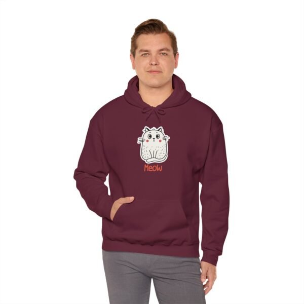 Cute Cat Meow Unisex Hoodie - Cozy & Fun Sweatshirt for Cat Lovers - Image 14
