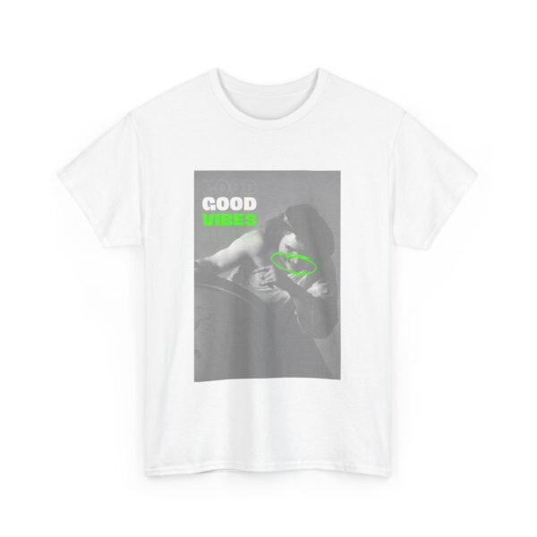 Good Vibes Unisex Heavy Cotton Tee - Casual Streetwear T-Shirt