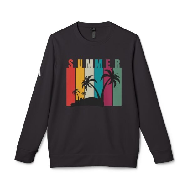 Adidas Summer Vibes Fleece Crewneck Sweatshirt - Unisex - Image 5