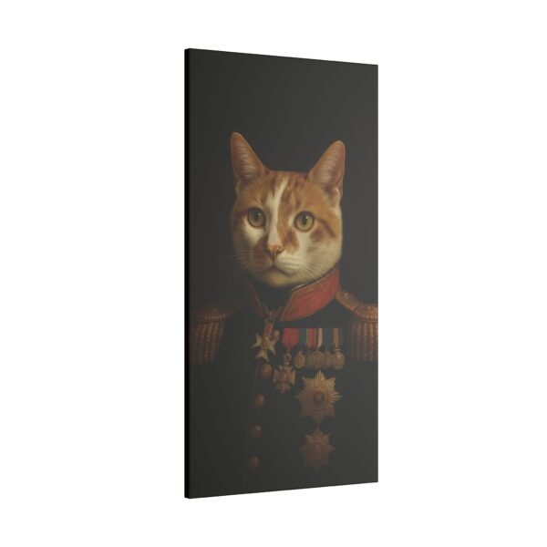 Regal Cat Giclée Print Canvas - Aristocratic Feline Wall Art - Image 2